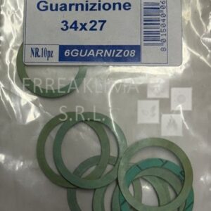 GUARNIZIONE 34x27x1 - Codice 6GUARNIZ08