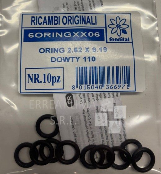 ORING 2,62 x 9,19 - Codice 6ORINGXX06